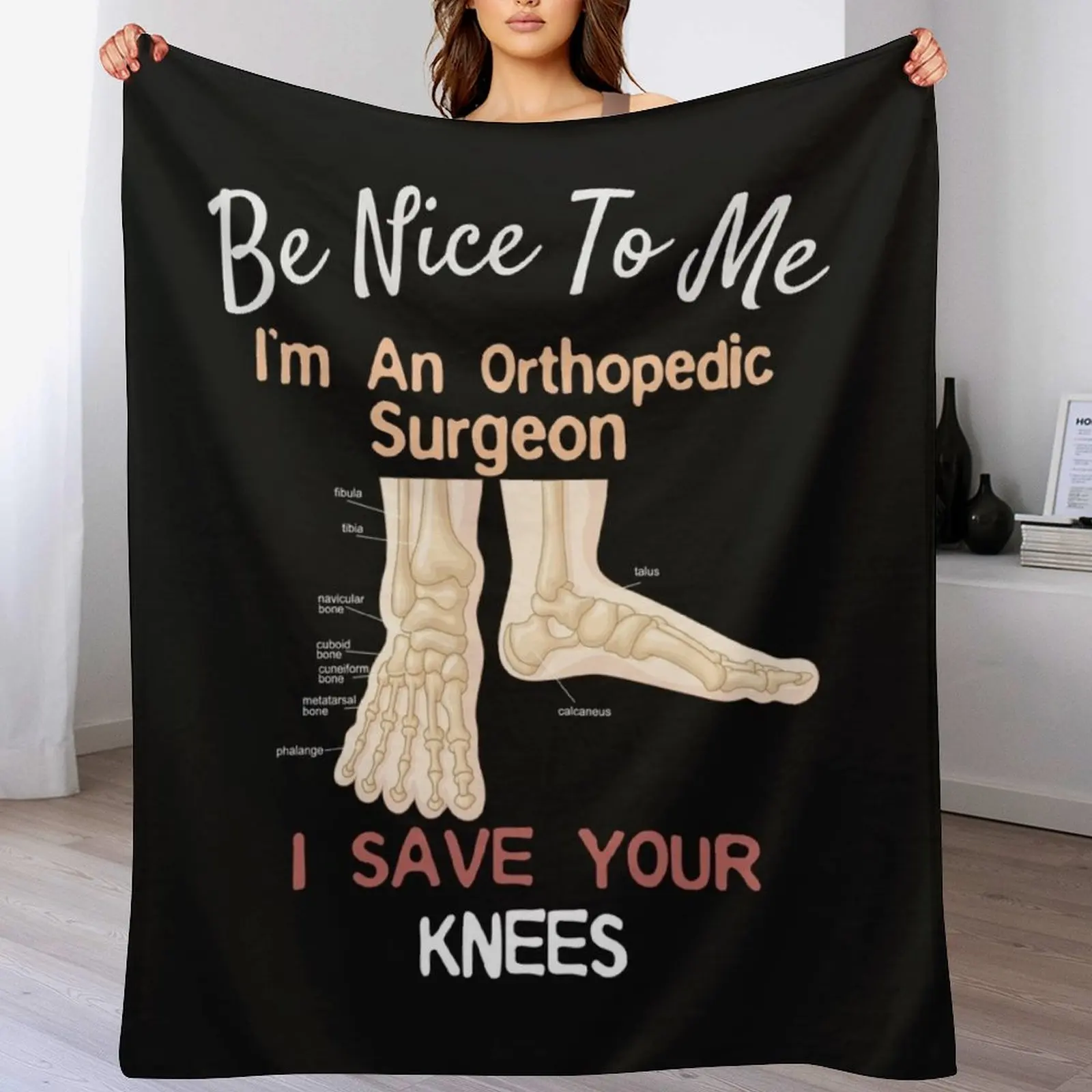 3D Printing Orthopedics - Забавный плед с дизайном ортопедического хирурга