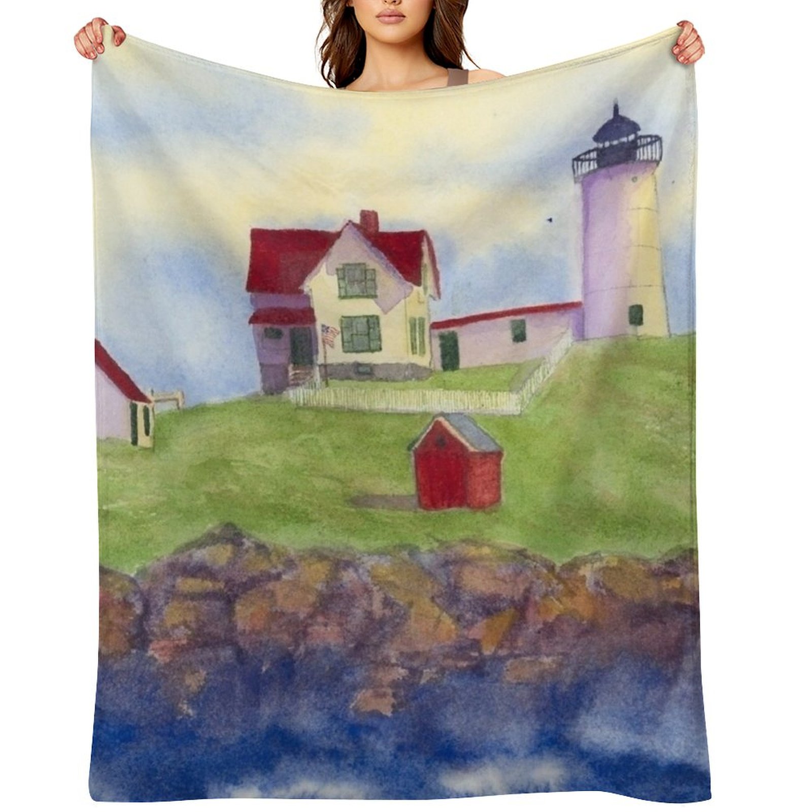 3D Printing York - Плед Nubble Lighthouse Cape Neddick York
