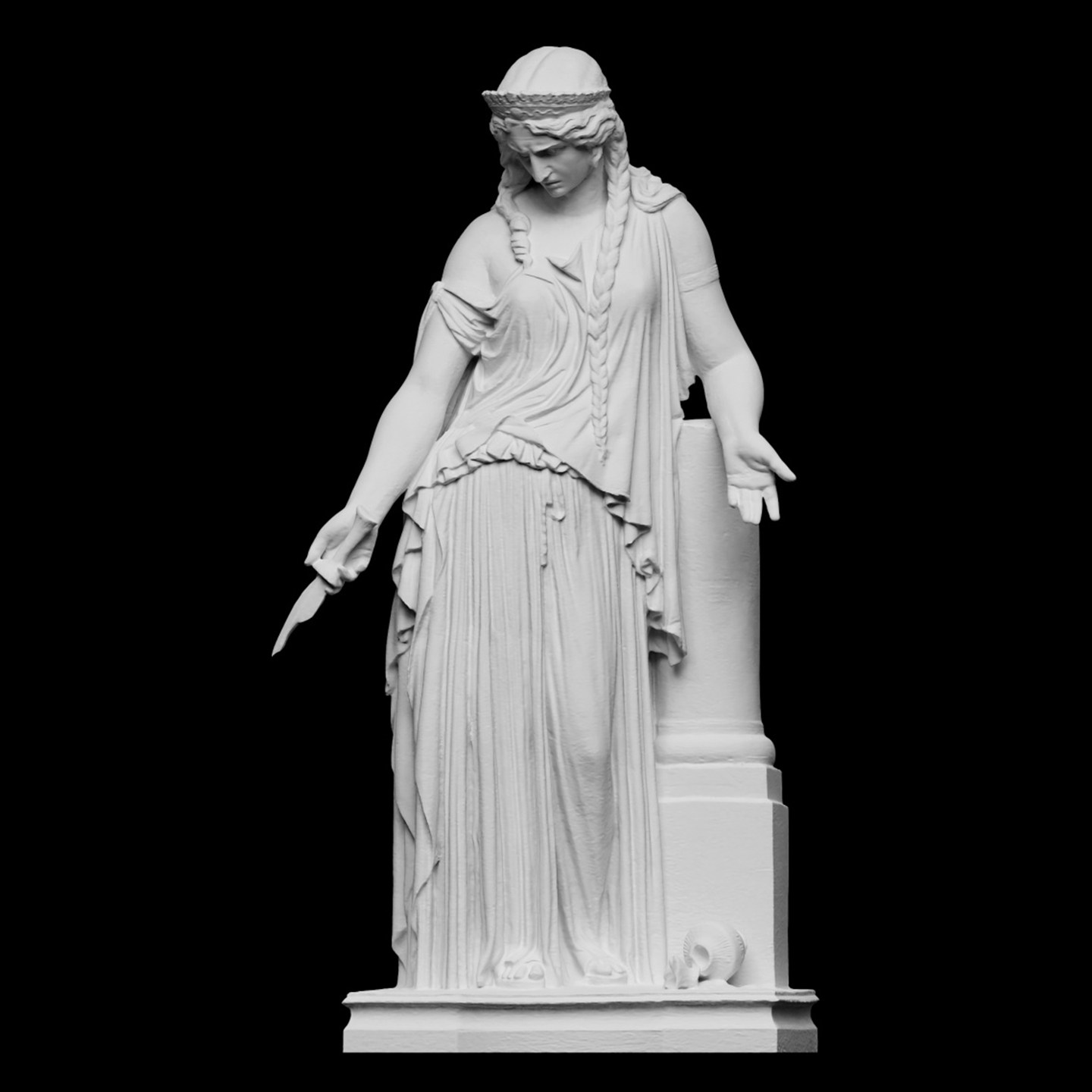 3D Printing Resin - Скульптура «Медея», 3D-печать из смолы, ручная