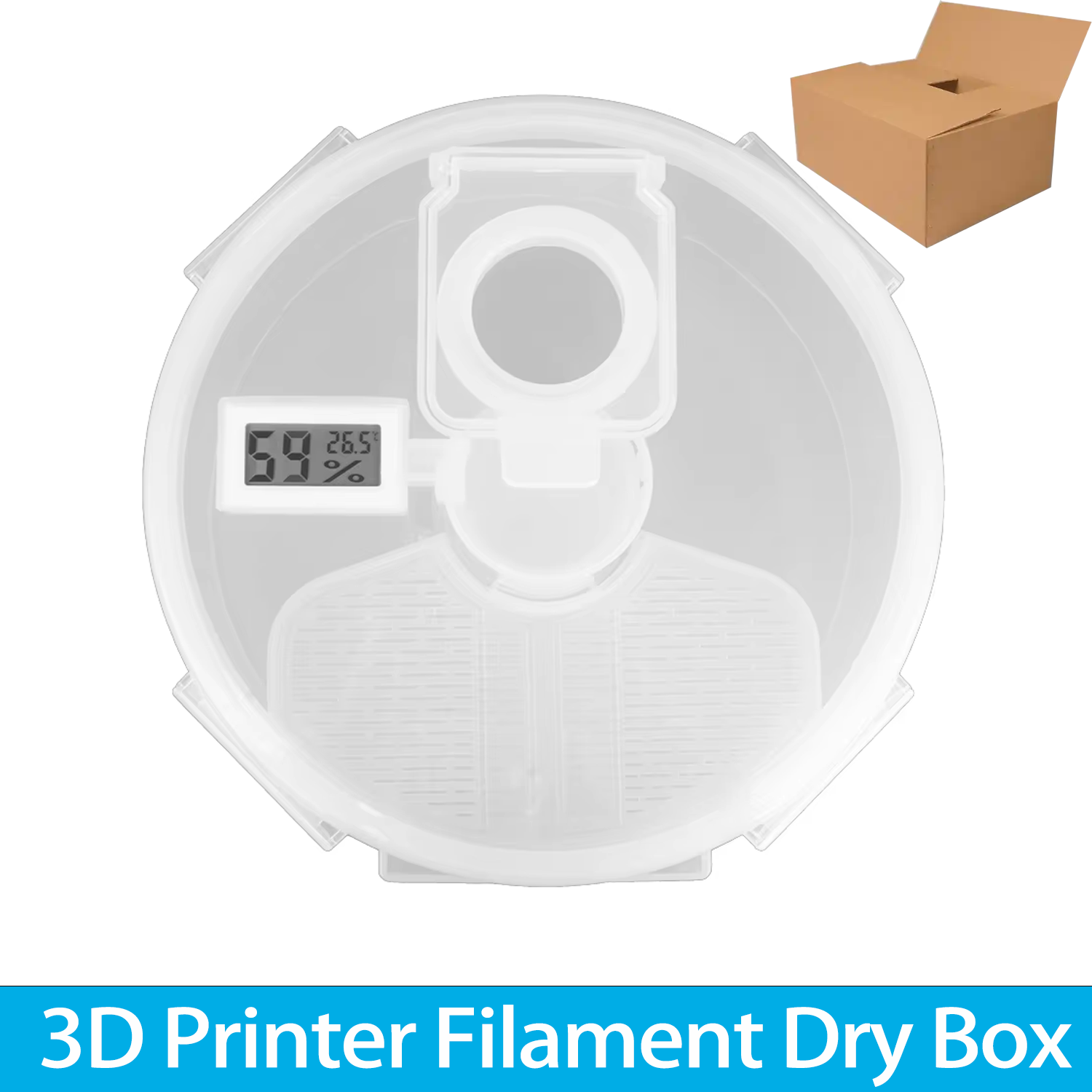 3D Printing Deck Box - Коробка для 1 кг PLA-филамента для