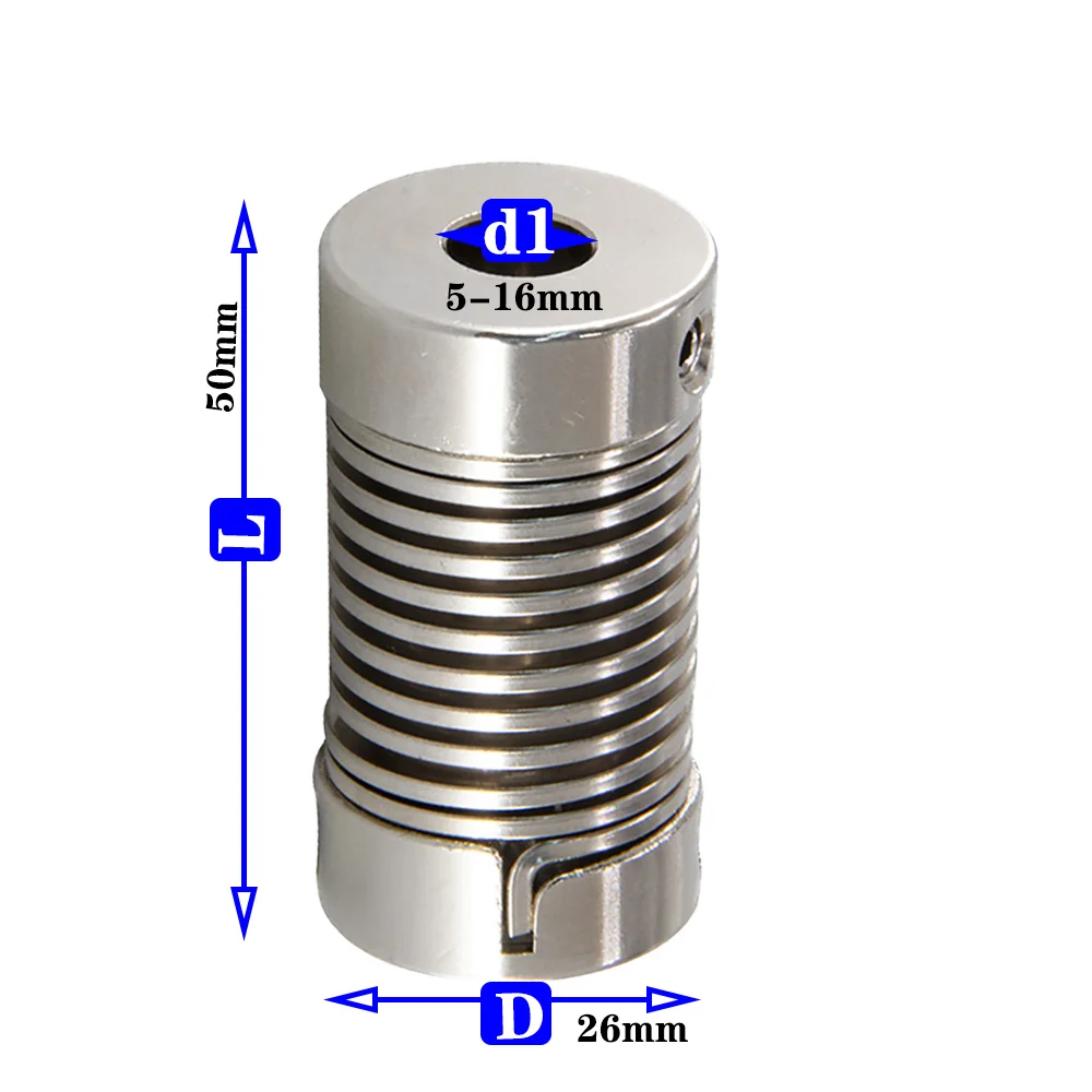 Lead Screw Stepper - Пружинная муфта D26L50 из алюминиевого сплава,