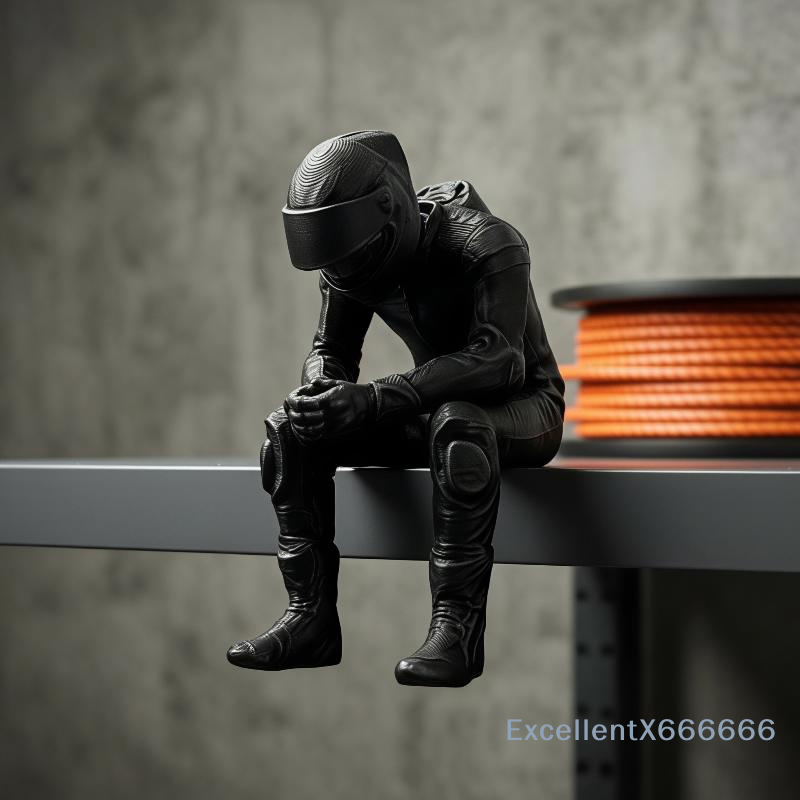 3D Printing Office Setup - 3D-печатная креативная фигурка в гоночном стиле