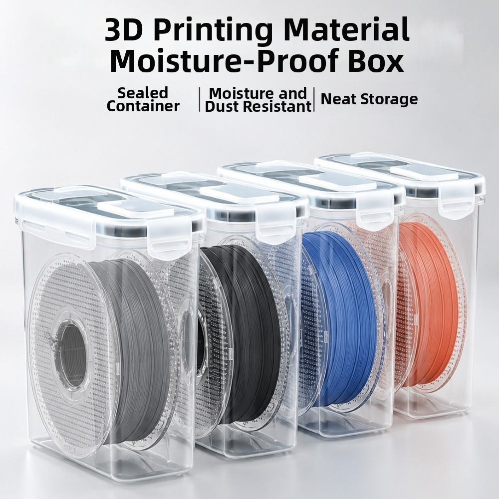 3D Printing With Pp - Прозрачный контейнер для филамента, герметичный, влагозащищенный,