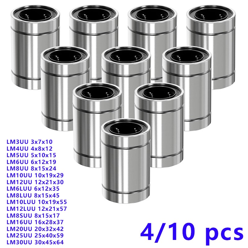 3D Printing Guide - 4/10 шт. LM8UU LM10UU LM16UU LM12UU