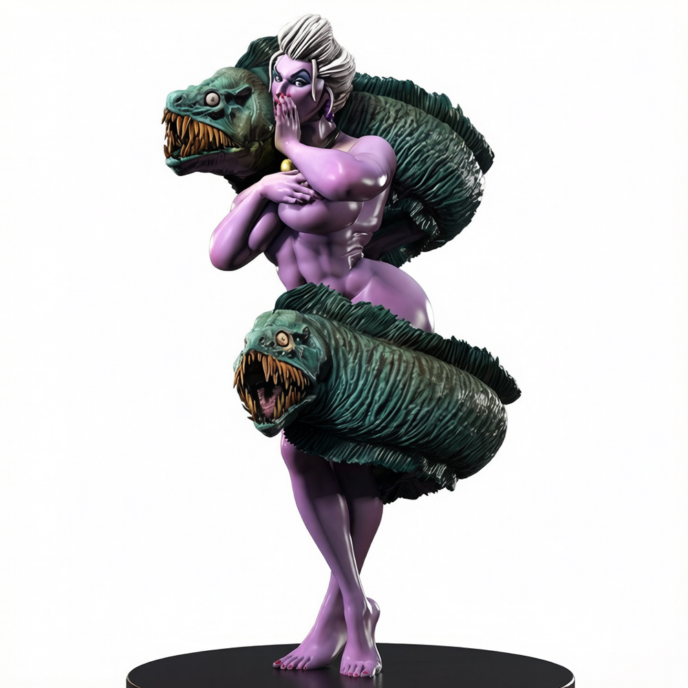 3D Printing Tooth - Фигурка Ocean Witch Twin Sharp Tooth