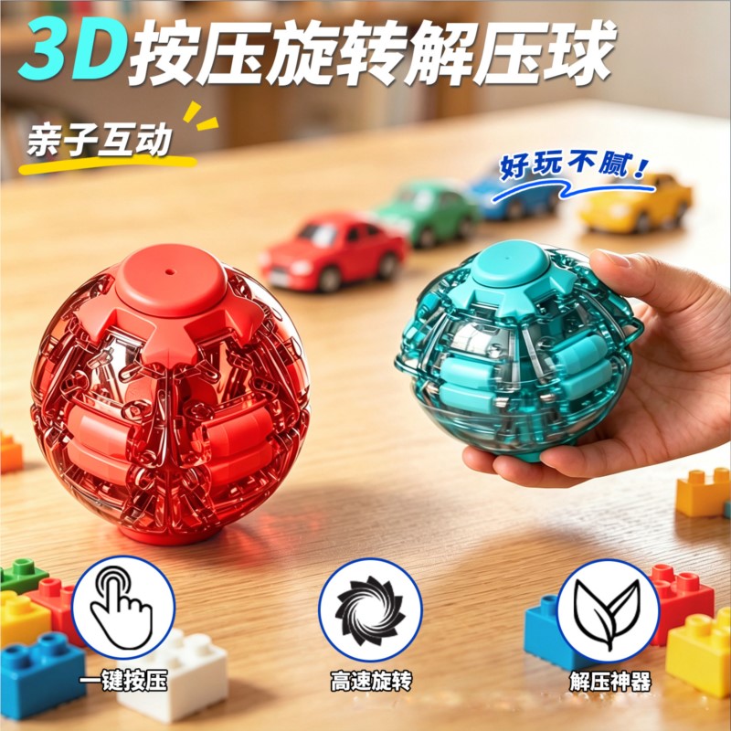 Мяч-антистресс с плавным враще – обзор и цена 3D Printing Drawing