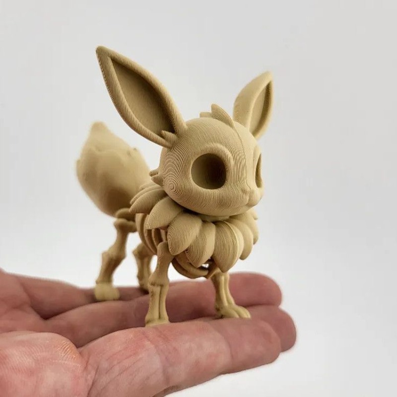 Модель скелета покемона: Эвей, – обзор и цена 3D Printing Material