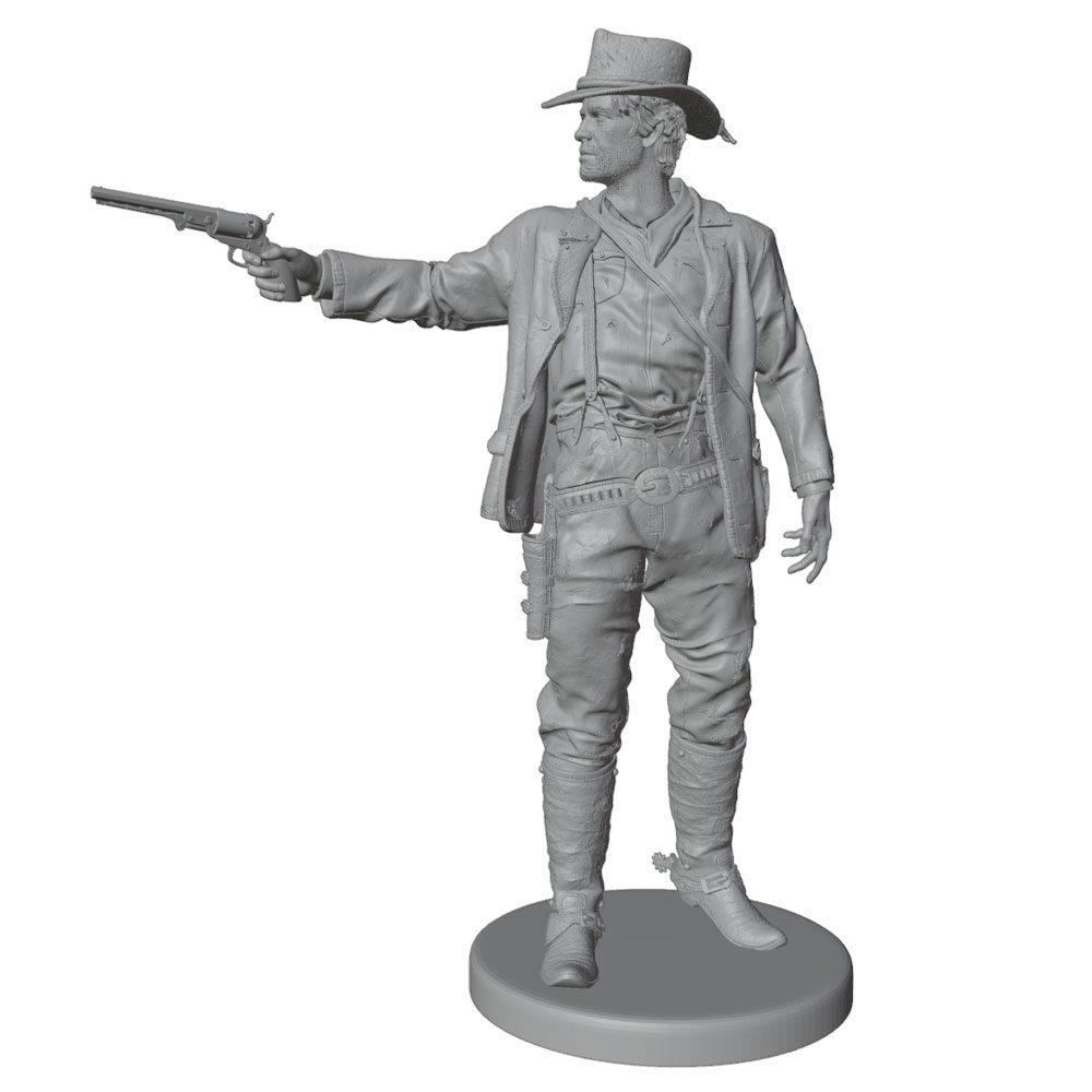 Фигурка ковбоя из Red Dead Red – обзор и цена 3D Printing Drawing