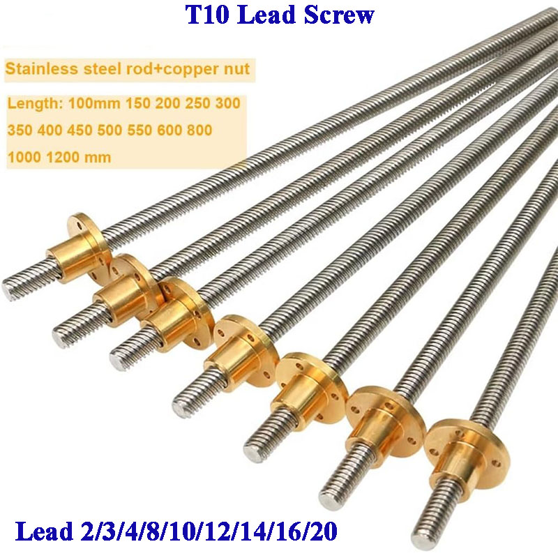 Трапецеидальный ходовой винт T – обзор и цена Lead Screw Stepper