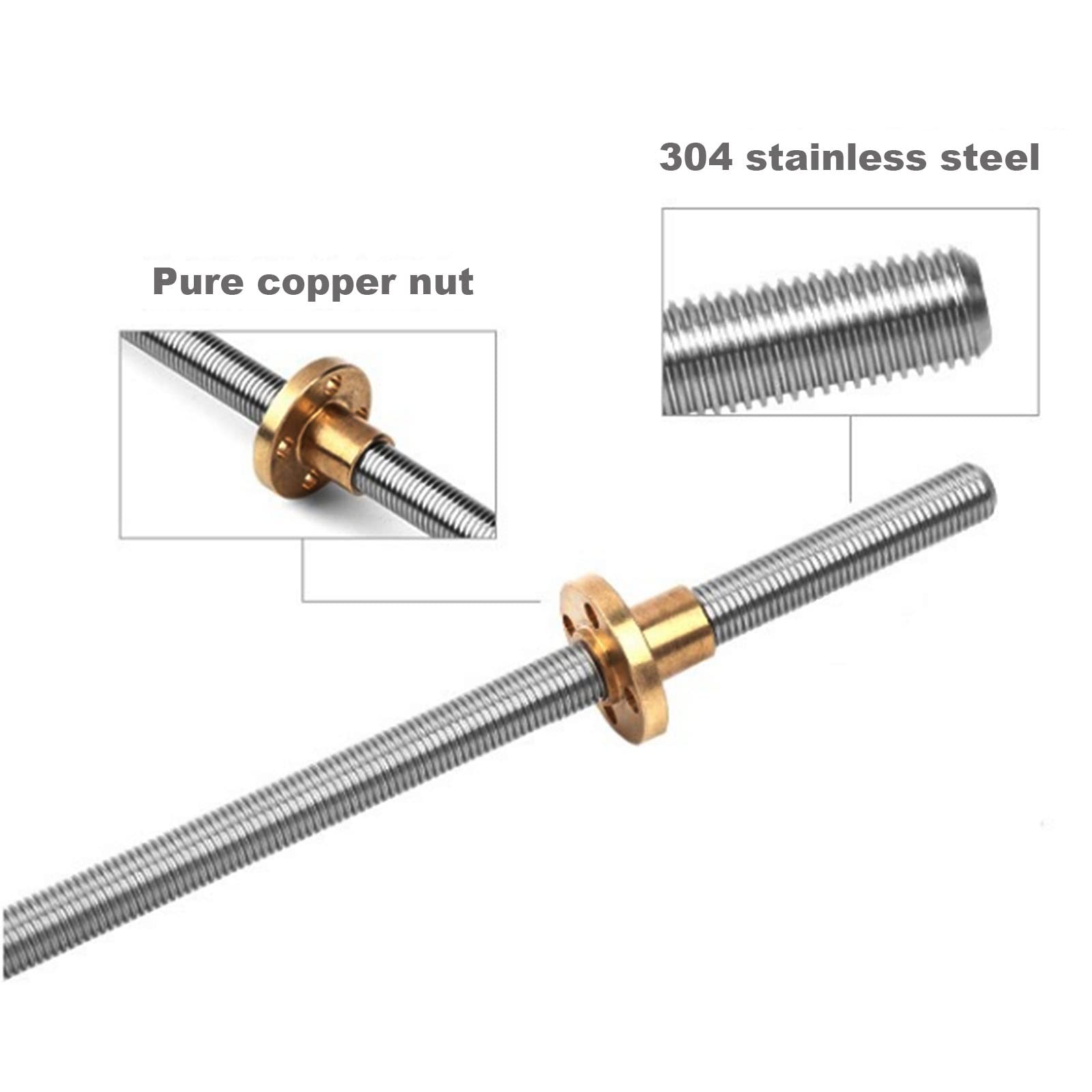 Трапецеидальный ходовой винт T – обзор и цена Lead Screw Stepper