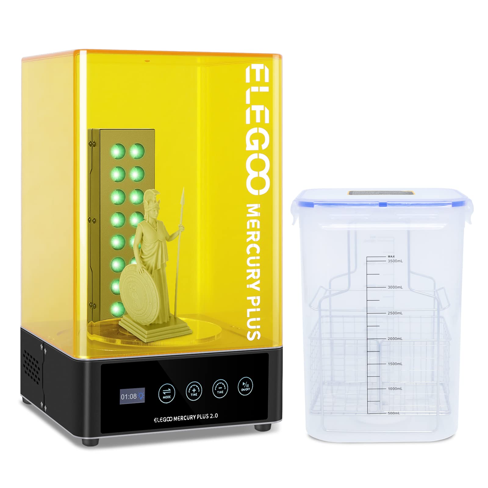 ELEGOO Plus 2.0 Станция для ст – обзор и цена 3D Printing Resin
