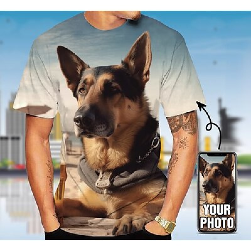 Футболка мужская с 3D-принтом, – обзор и цена 3D Printing Drawing