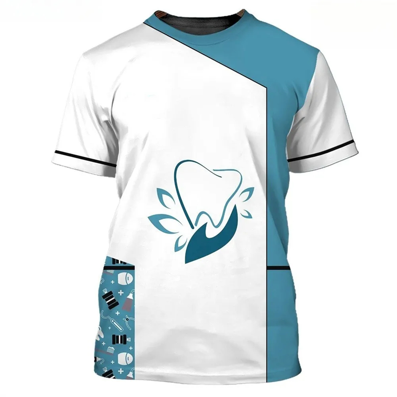 2024 Men's T-shirt Tooth 3d Pr – обзор и цена 3D Printing Tooth