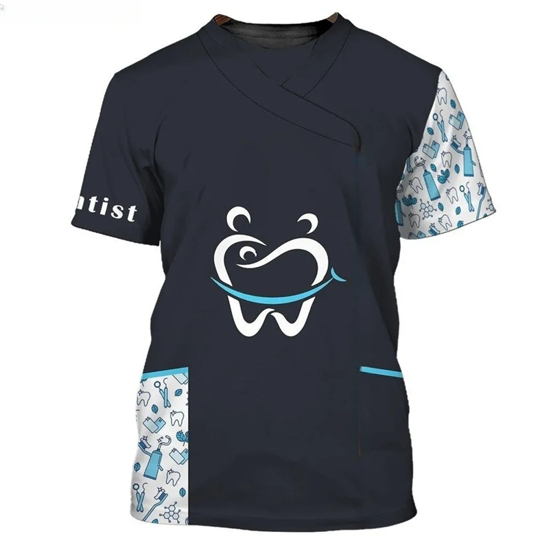 2024 Men's T-shirt Tooth 3d Pr – обзор и цена 3D Printing Tooth