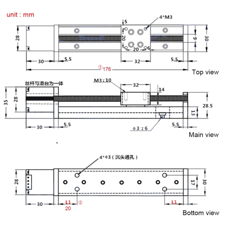 Шаговый двигатель NEMA11, мини – обзор и цена Lead Screw Stepper