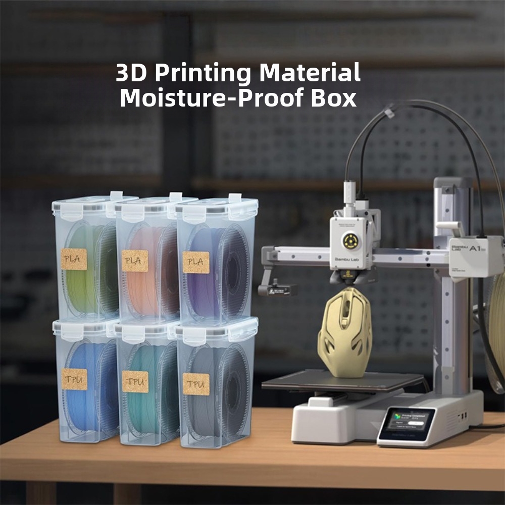 Прозрачный контейнер для филам – обзор и цена 3D Printing With Pp