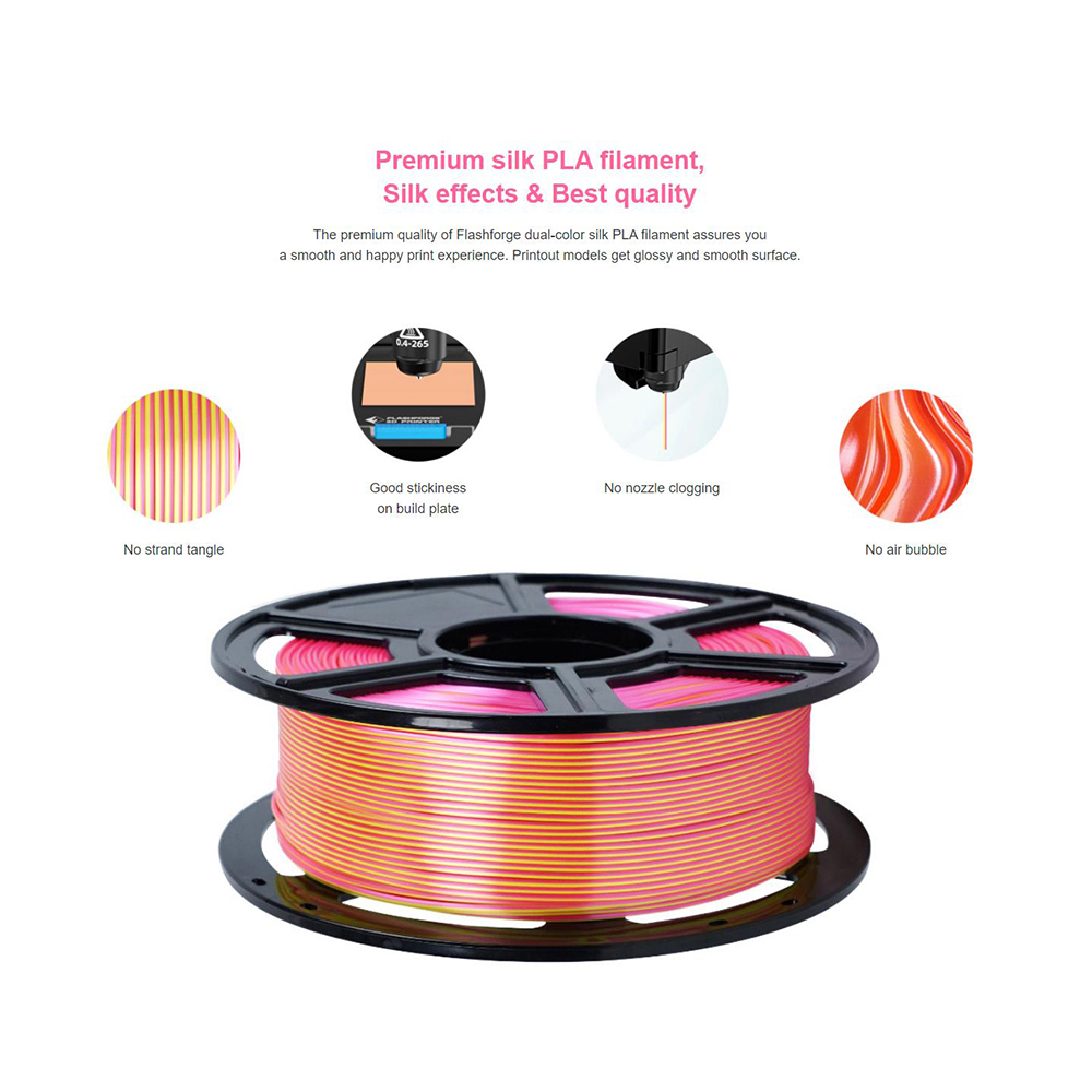 FLASHFORGE двухцветная шелкова – обзор и цена 3D Printing Output